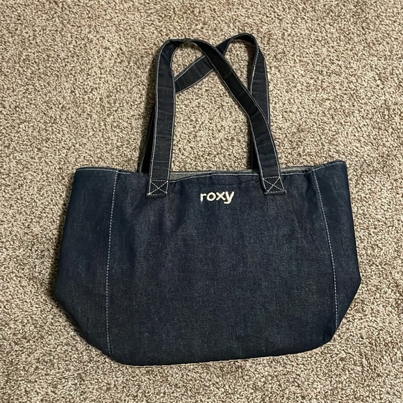 Denim Roxy Beach Bag - Picture 2 of 7